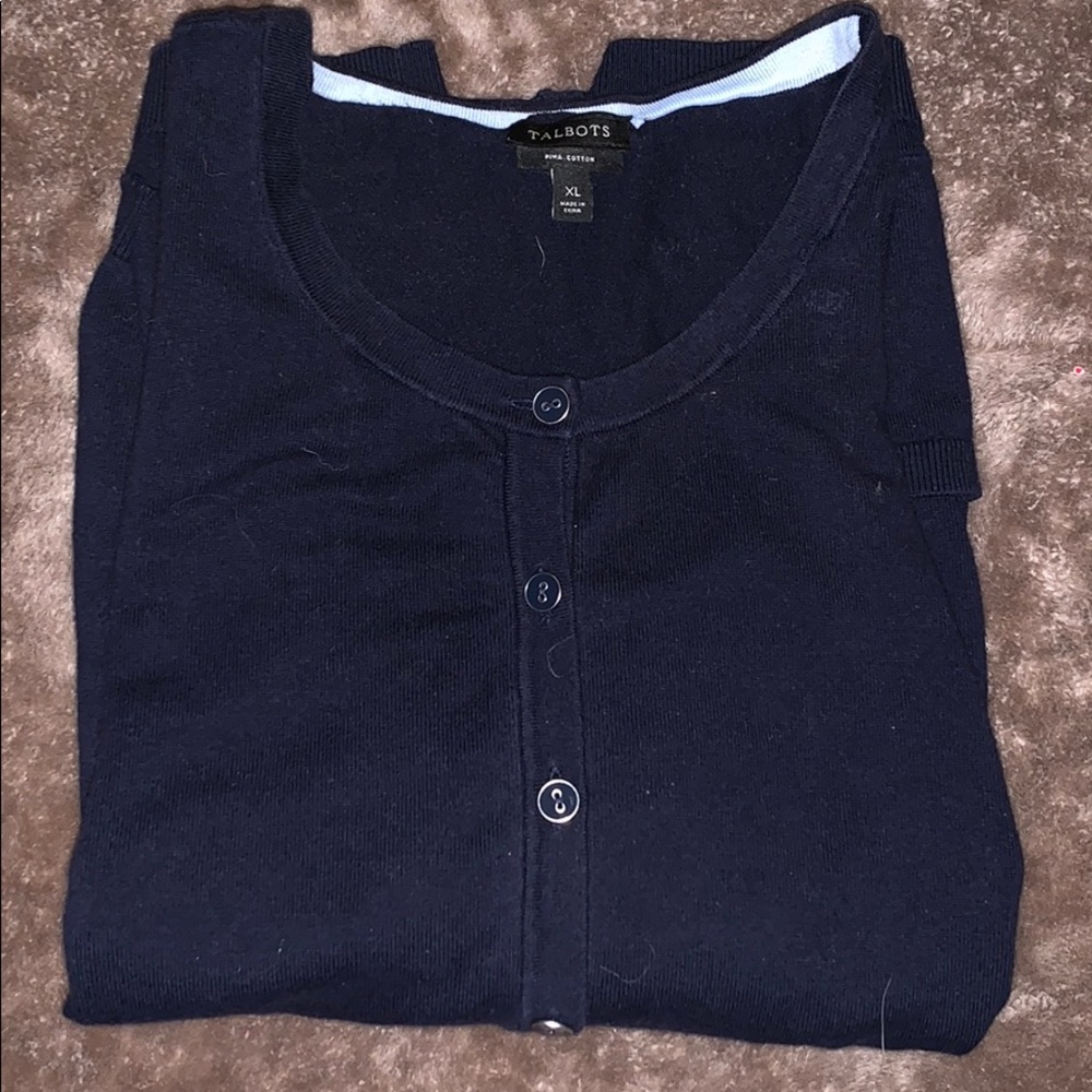 Navy blue cardigan
